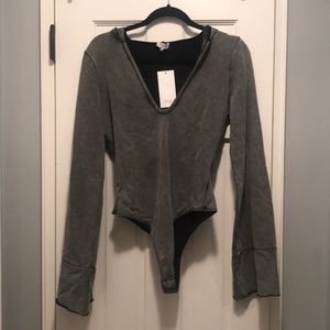 Tobi Hooded Thong Bodysuit